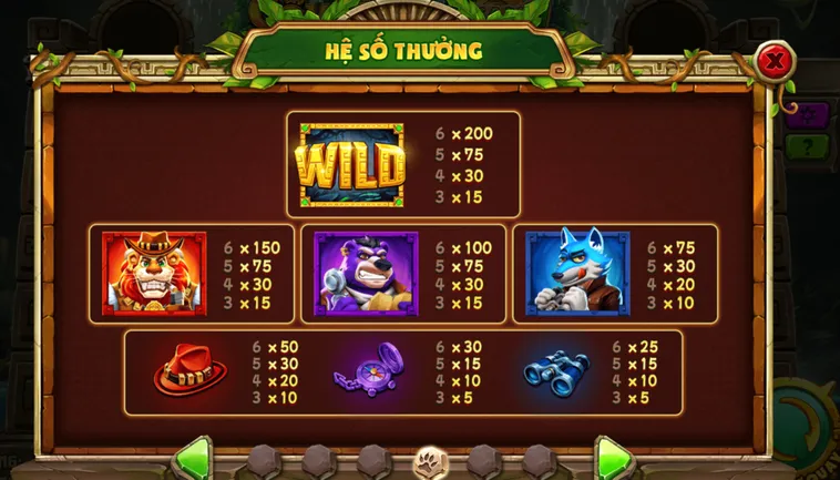 Nổ Hũ Cổ Vật Rừng Xanh Tại Gem88 Hành Trình Thám Hiểm Săn Jackpot Tiền Tỷ