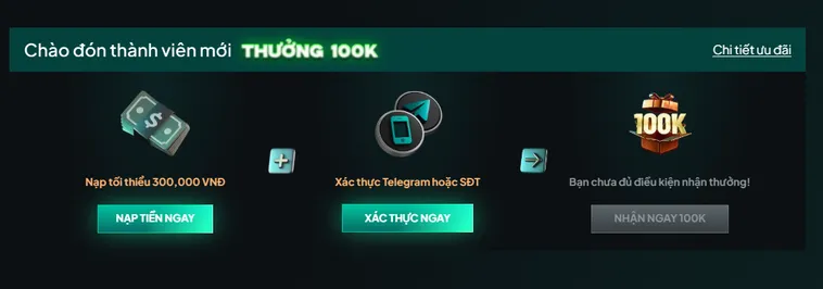 Bảo mật tài khoản đa tầng đa kênh an toàn cho người chơi.