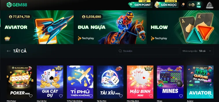 Trải Nghiệm Hệ Sinh Thái Game Nhanh Gem88 Đỉnh Cao Giải Trí Tốc Độ