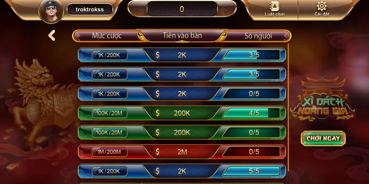 Trải Nghiệm Xì Dách Hoàng Gia Tại Gem88 Sảnh Bài Đẳng Cấp Thượng Lưu