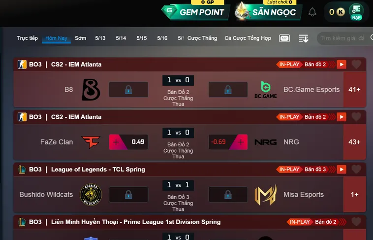 Cách Bắt Kèo Khoa Học Sảnh Thể Thao Esports Gem88 Chuẩn Xác