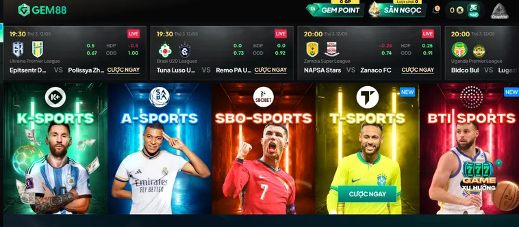 Cách Chơi Thể Thao T Sports Tại Gem88 Đỉnh Cao Cho Mọi Người Chơi