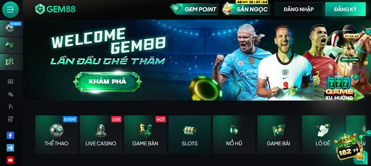 Nhà Cái Gem88 - Sảnh Cá Cược Xanh Chín Số 1 Cho Anh Em VN